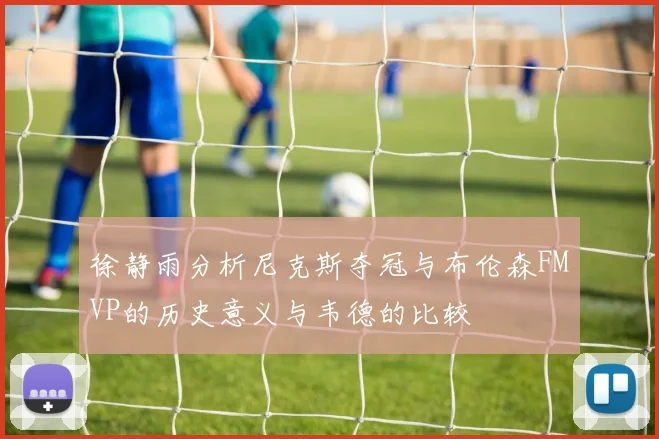 徐静雨分析尼克斯夺冠与布伦森FMVP的历史意义与韦德的比较